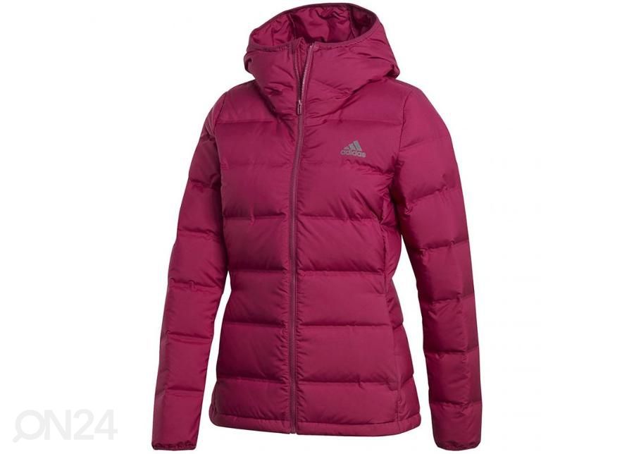 Naisten talvitakki Adidas Helionic Down Hooded kuvasuurennos