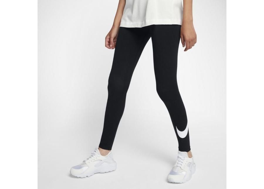 Naisten treenileggingsit Nike NSW Leggins Club Logo 2 W 815997 010 kuvasuurennos