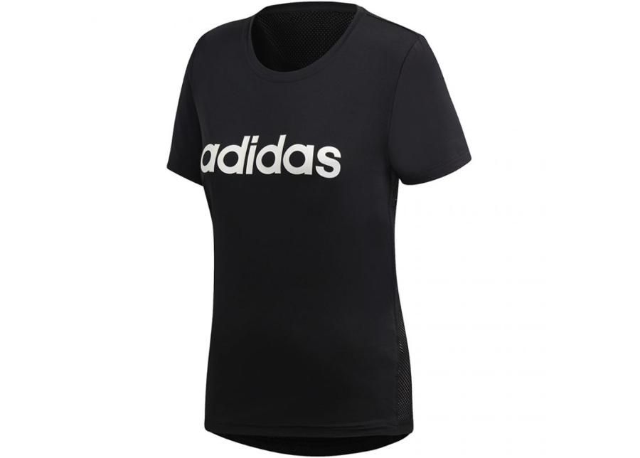 Naisten treenipaita adidas D2M Lo Tee W DS8724 kuvasuurennos