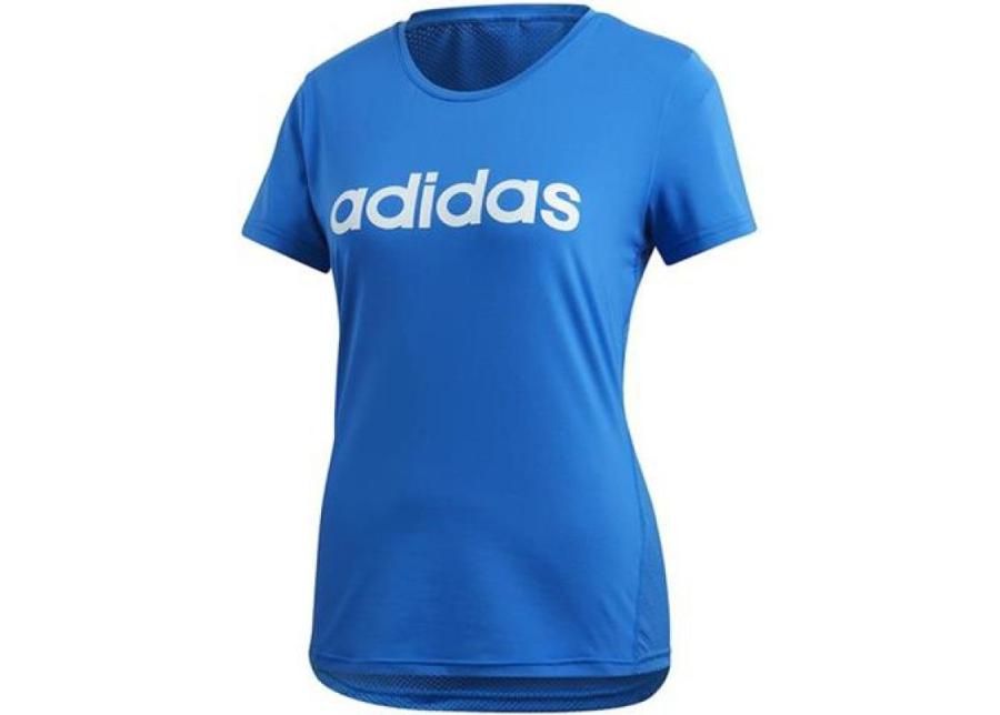 Naisten treenipaita adidas D2M Logo W FL9230 kuvasuurennos