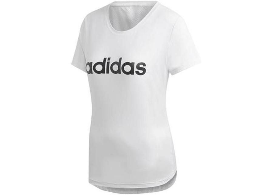 Naisten treenipaita adidas W D2M Logo Tee W DU2080 kuvasuurennos