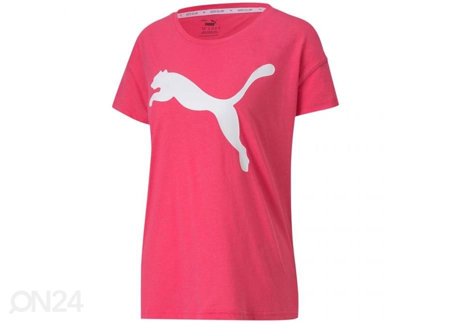 Naisten treenipaita Puma Active Logo Tee Glowing kuvasuurennos