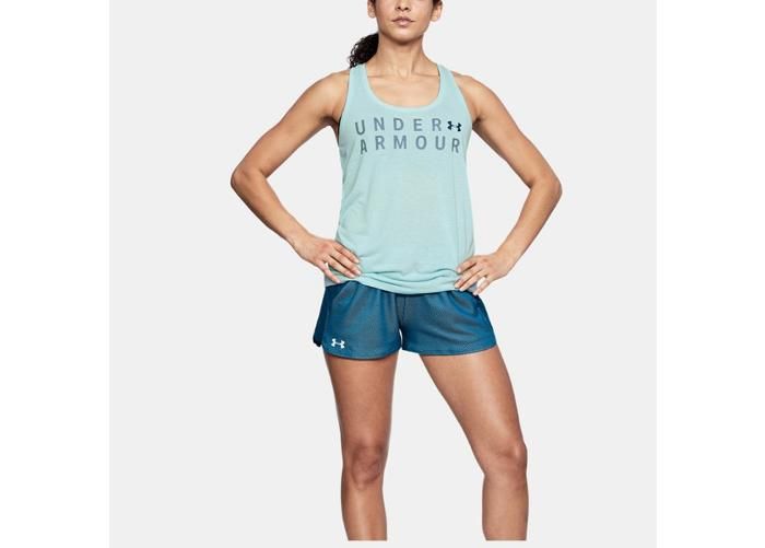 Naisten treenipaita Under Armour Tborne Train Grph Twist Tank W 1309893-703 kuvasuurennos