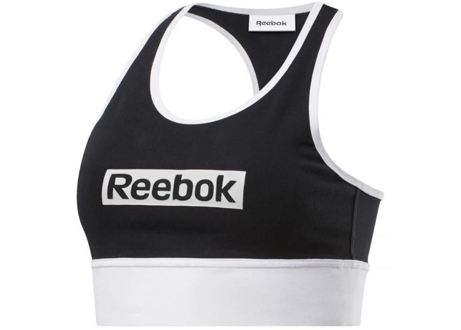 Naisten urheiluliivit Reebok TE Linear Logo Bral W FK6713 kuvasuurennos