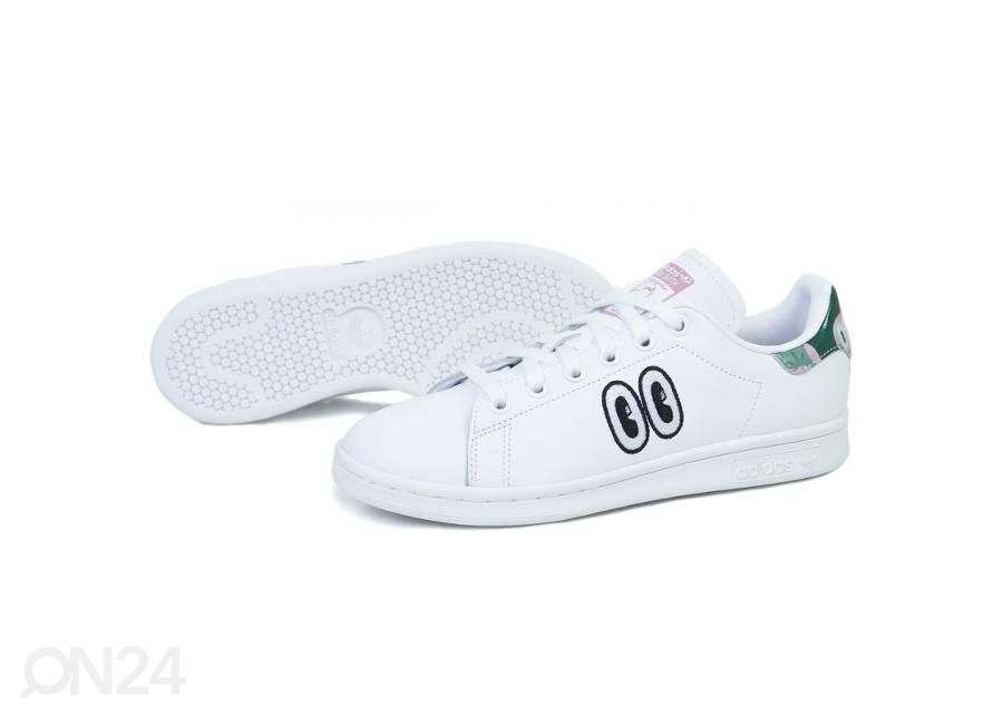 Naisten vapaa-ajan kengät Adidas Stan Smith kuvasuurennos