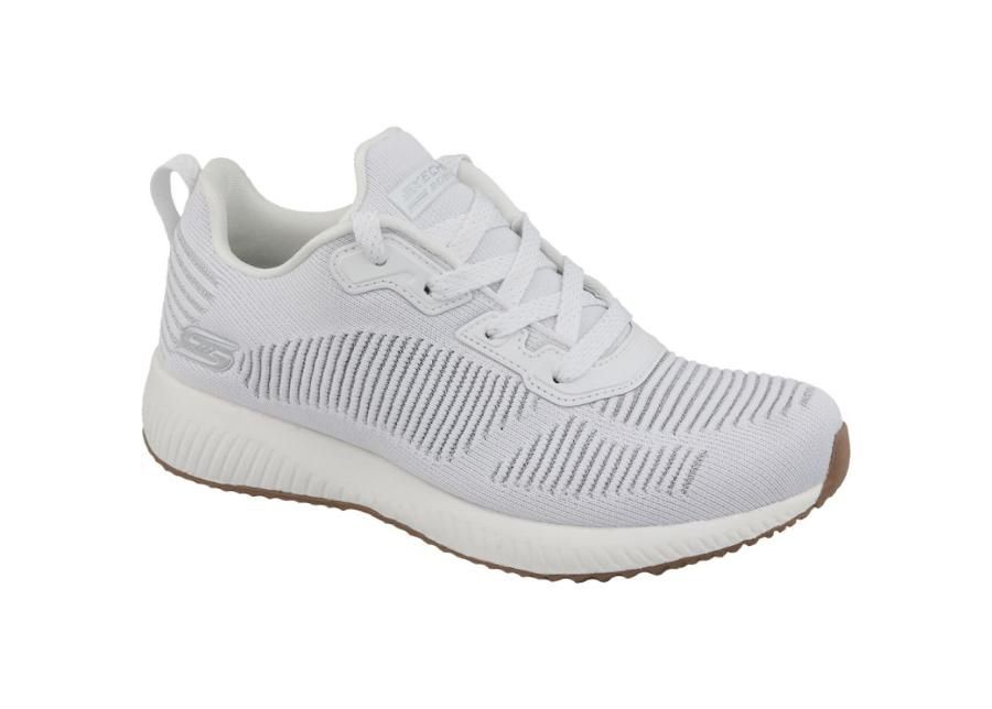 Naisten vapaa-ajan kengät Skechers Bobs Squad Glam W 31347-WHT kuvasuurennos