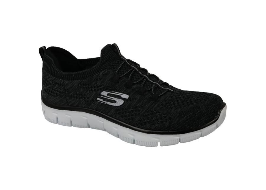 Naisten vapaa-ajan kengät Skechers Empire W 12418-BKW kuvasuurennos