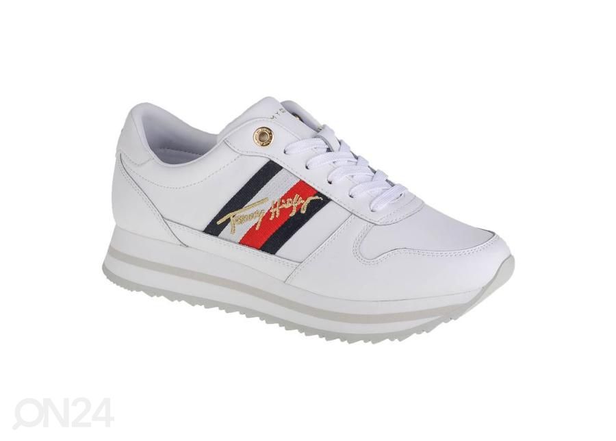 Naisten vapaa-ajan kengät Tommy Hilfiger Signature Runner Sneaker kuvasuurennos