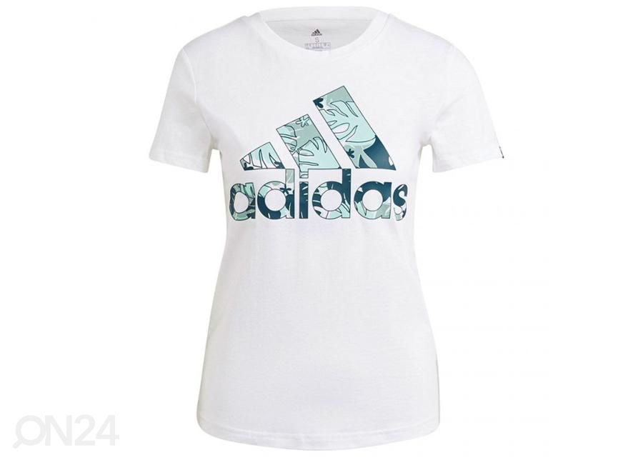 Naisten vapaa-ajan paita Adidas Tropical Graphic kuvasuurennos