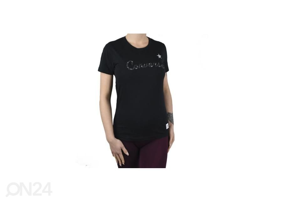 Naisten vapaa-ajan paita Converse Essentials Leopard Tee kuvasuurennos