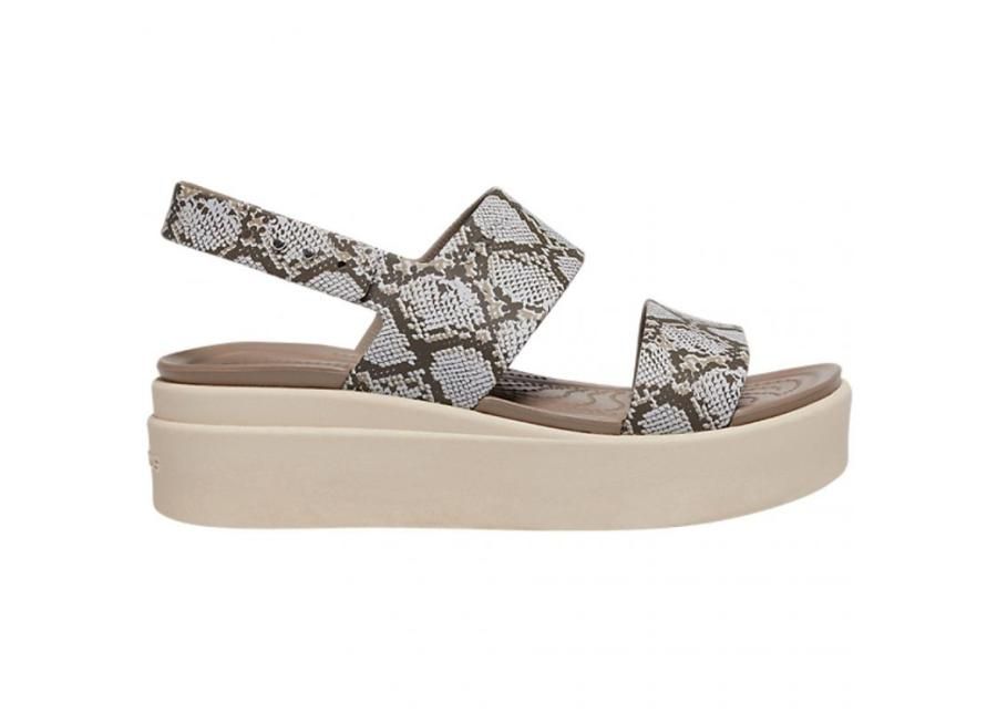 Naisten varvassandaalit Crocs Brooklyn Low Wedge W multi stucco 206453 93T kuvasuurennos