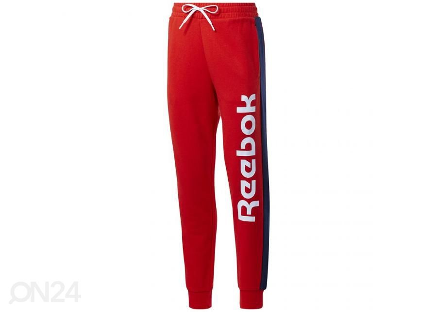 Naisten verrytelyhousut Reebok TE Liner Logo French Terry W kuvasuurennos