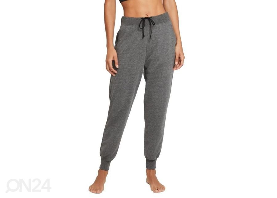 Naisten verryttelyhousut Nike Yoga French Terry Fleece 7/8 Joggers kuvasuurennos