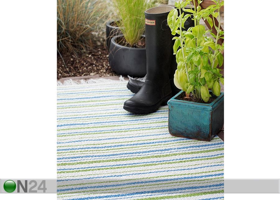 Narma kaksipuolinen kudottu muovimatto Hullo 130x190 cm kuvasuurennos