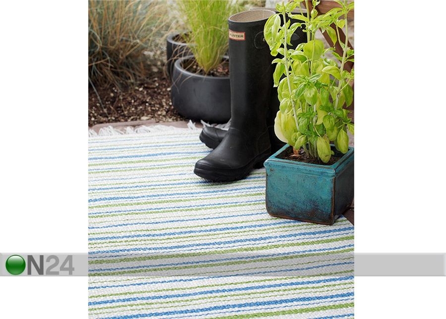 Narma kaksipuolinen kudottu muovimatto Hullo 70x250 cm kuvasuurennos