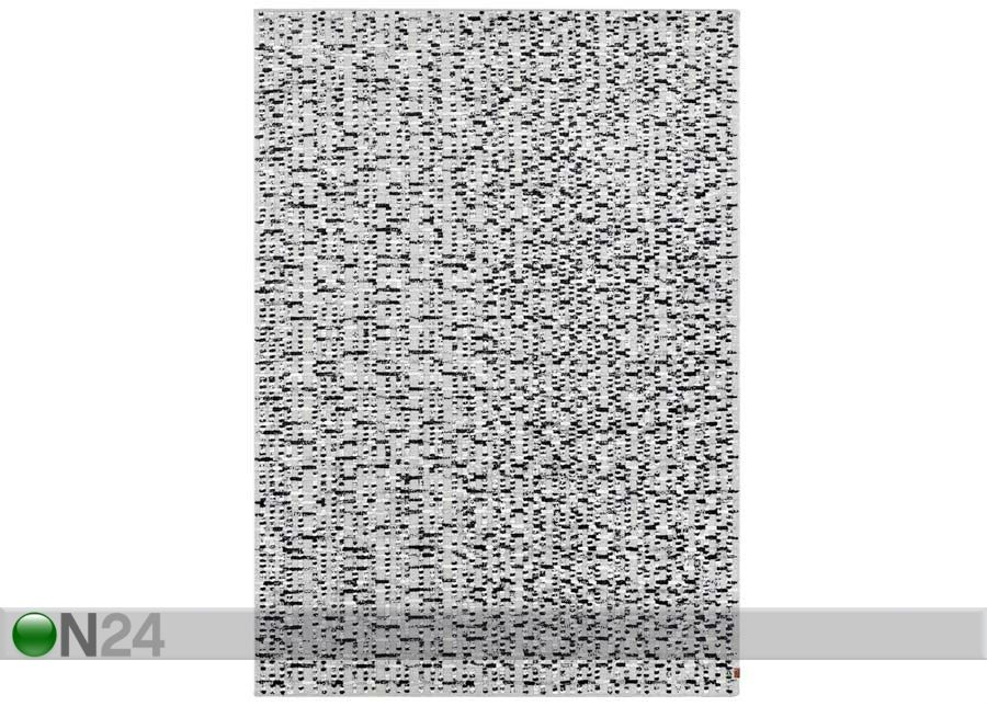 Narma käsinkudottu villamatto Virrati silver 160x230 cm kuvasuurennos