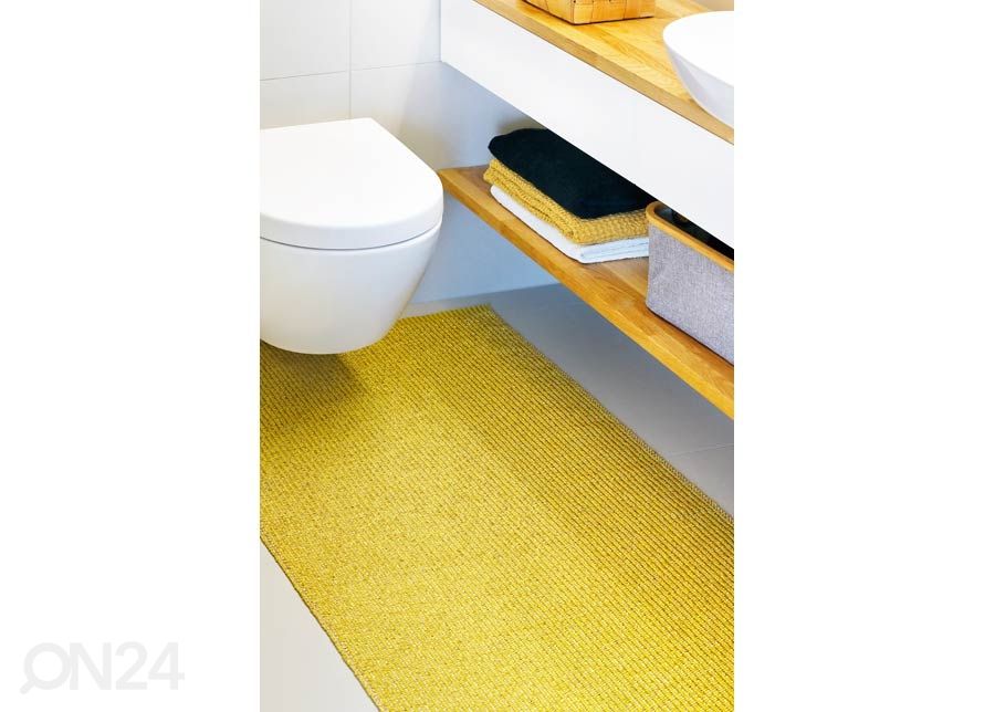 Narma muovimatto Neve gold metallic 70x250 cm kuvasuurennos