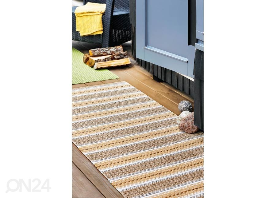 Narma muovimatto Runö gold 70x150 cm kuvasuurennos