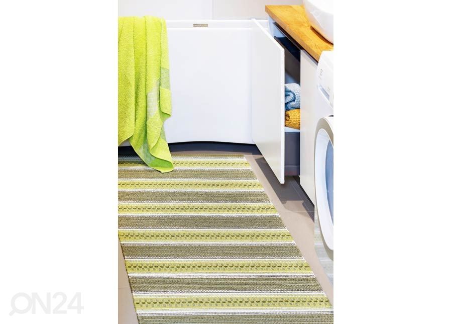 Narma muovimatto Runö olive 70x300 cm kuvasuurennos