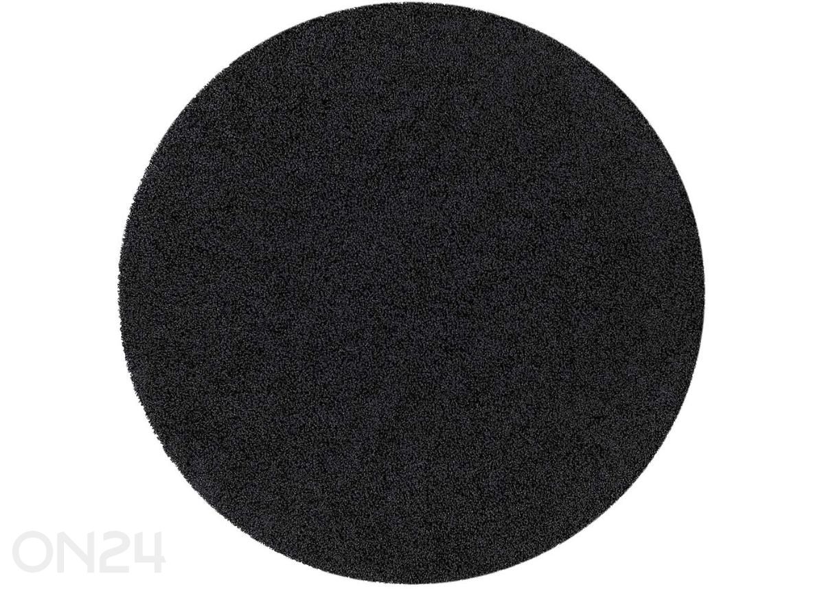 Narma pitkäkarvainen matto Spice™ musta pyöreä Ø 133 cm kuvasuurennos