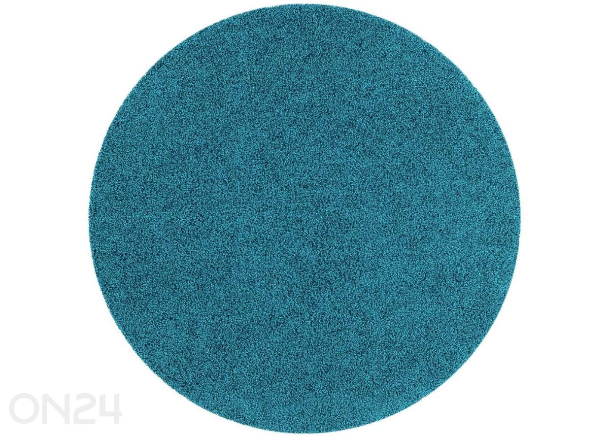 Narma pitkäkarvainen matto Spice™ petrooli pyöreä Ø 133 cm kuvasuurennos