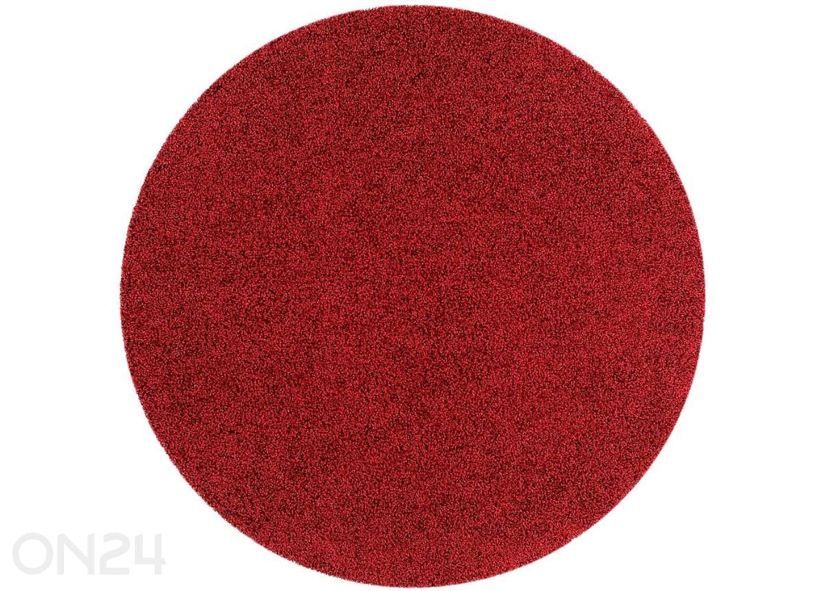 Narma pitkäkarvainen matto Spice™ punainen pyöreä Ø 133 cm kuvasuurennos