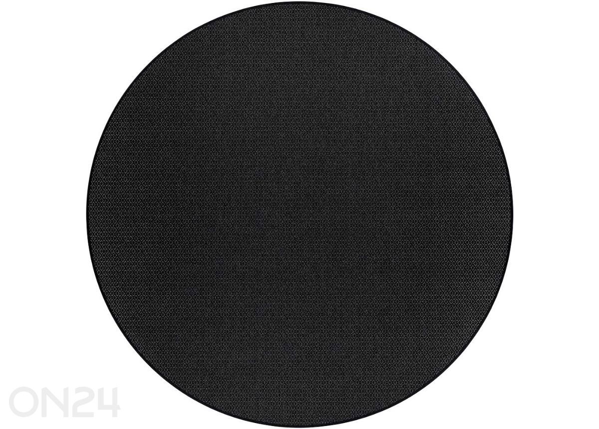 Narma sileäkudosmatto Bello™ black pyöreä Ø 160 cm kuvasuurennos