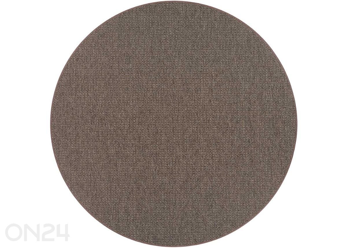 Narma sileäkudosmatto Bello™ brown pyöreä Ø 160 cm kuvasuurennos