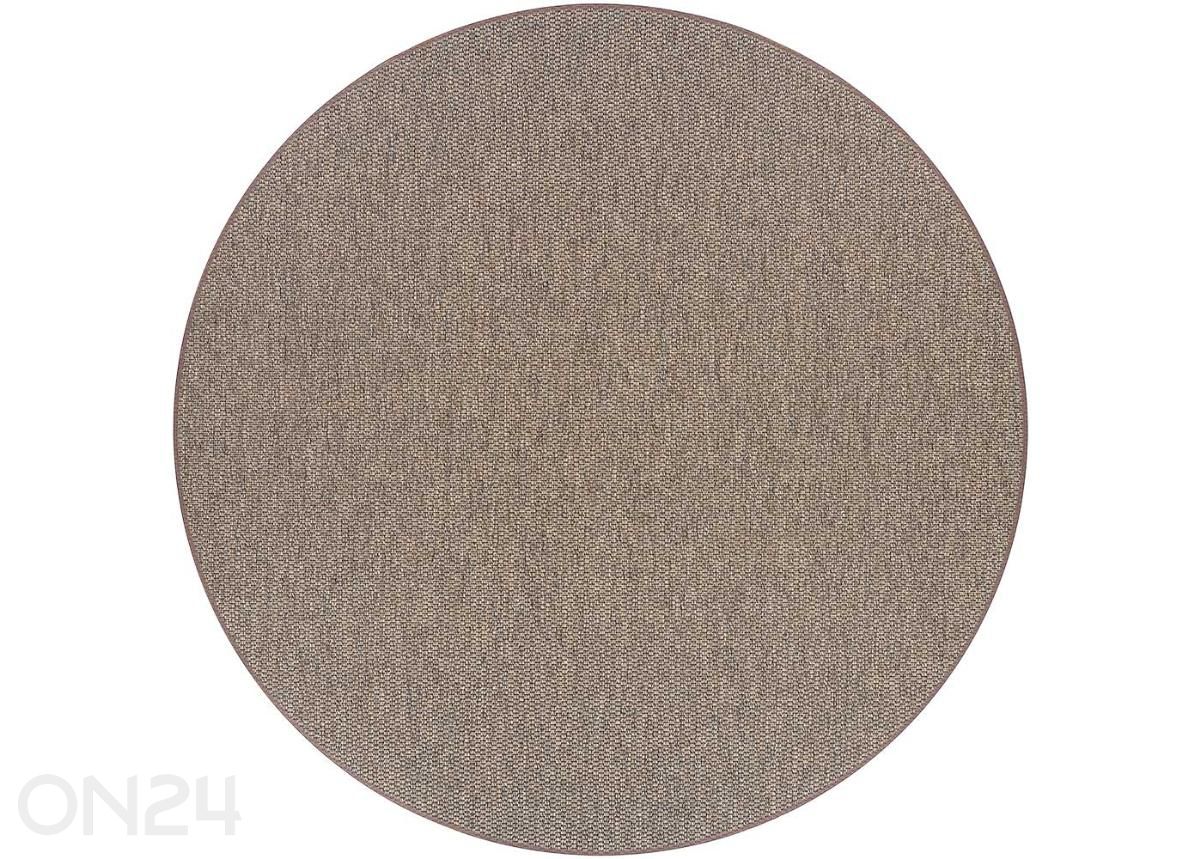 Narma sileäkudosmatto Bono™ brown pyöreä Ø 160 cm kuvasuurennos