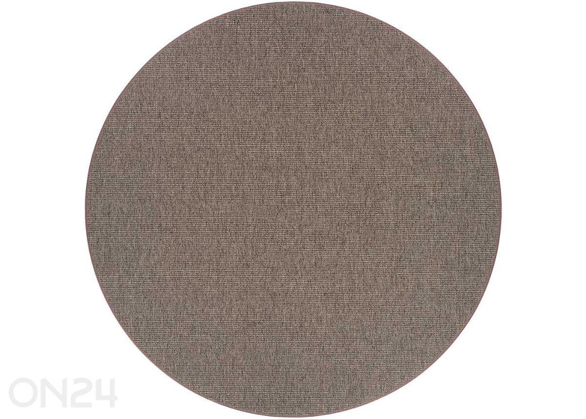 Narma sileäkudosmatto Credo™ brown pyöreä Ø 160 cm kuvasuurennos