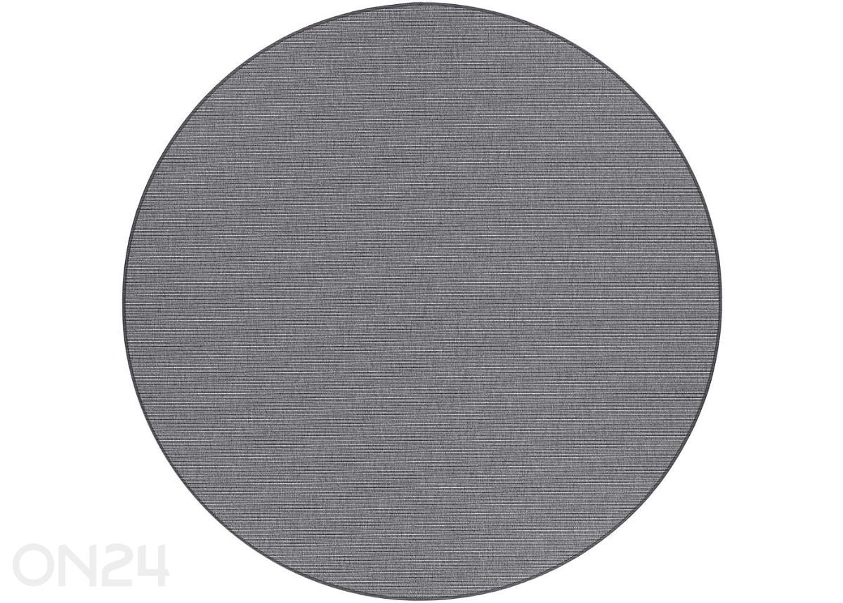 Narma sileäkudosmatto Credo™ grey pyöreä Ø 160 cm kuvasuurennos