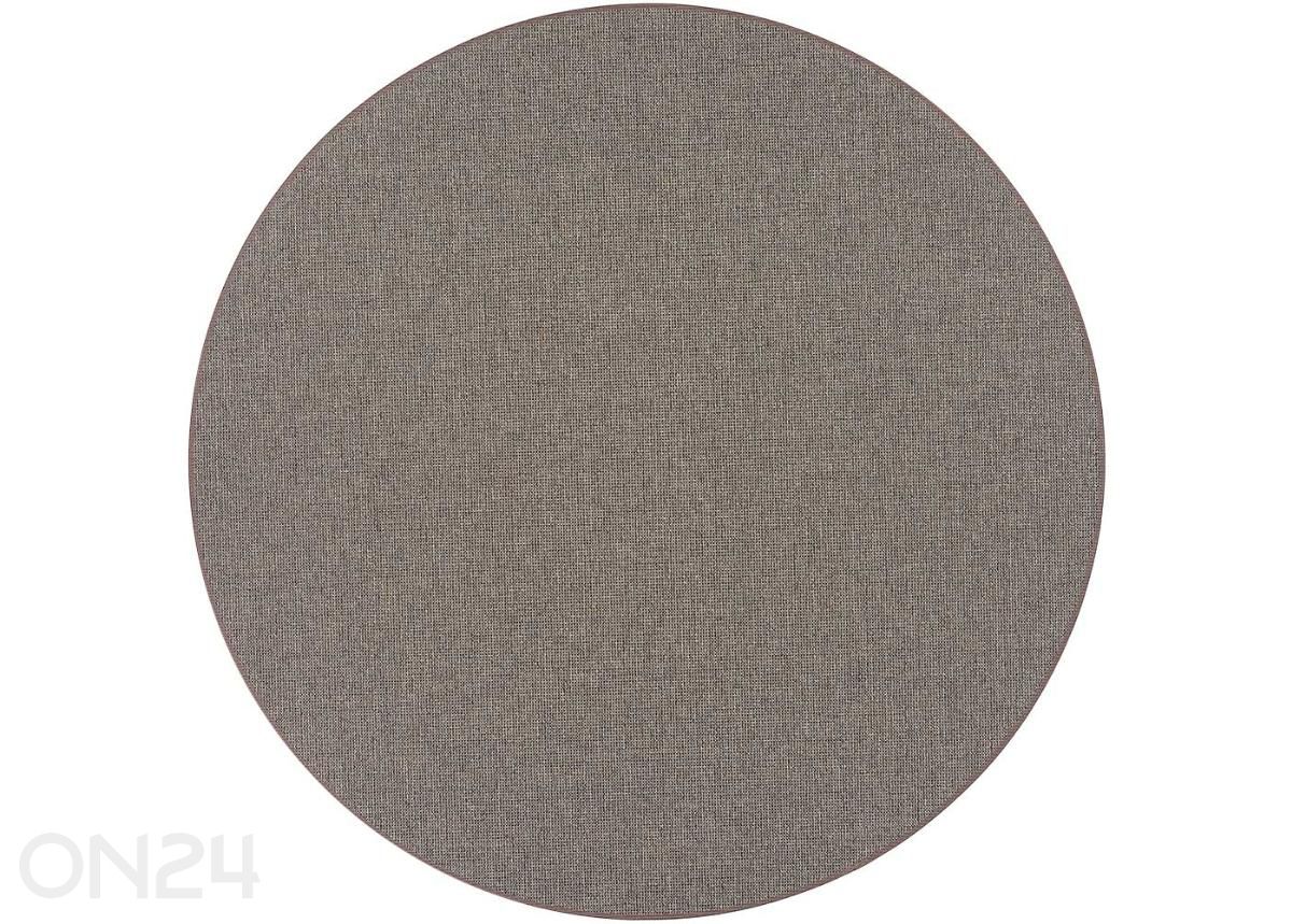 Narma sileäkudosmatto Limo™ brown pyöreä Ø 160 cm kuvasuurennos
