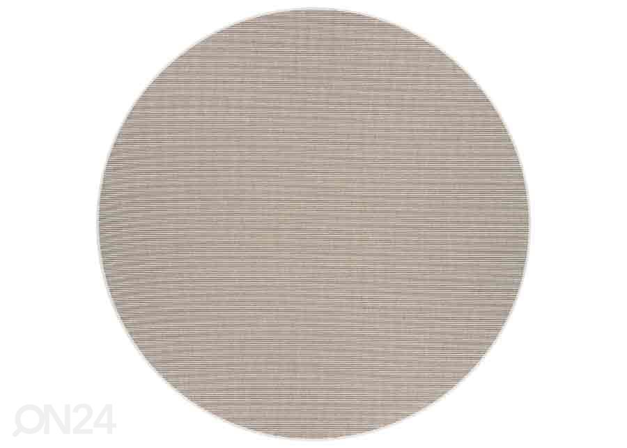 Narma sileäpintainen matto Credo™ sand pyöreä Ø 200 cm kuvasuurennos