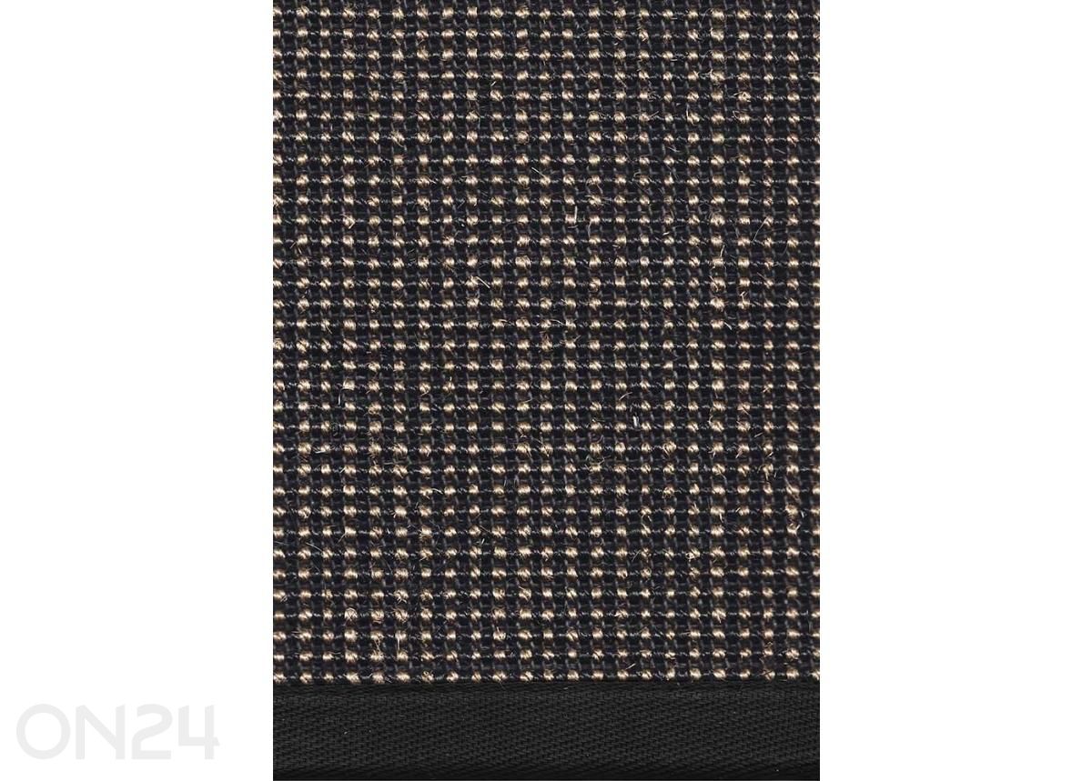 Narma sisalmatto Livos™ musta-ruskea 80x160 cm kuvasuurennos