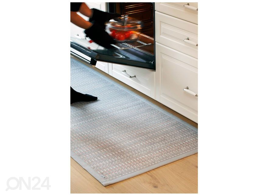 Narma smartWeave® matto Esna silver 100x160 cm kuvasuurennos