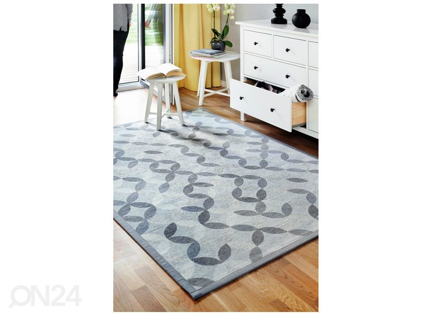 Narma smartWeave® matto Muusika silver 70x140 cm kuvasuurennos