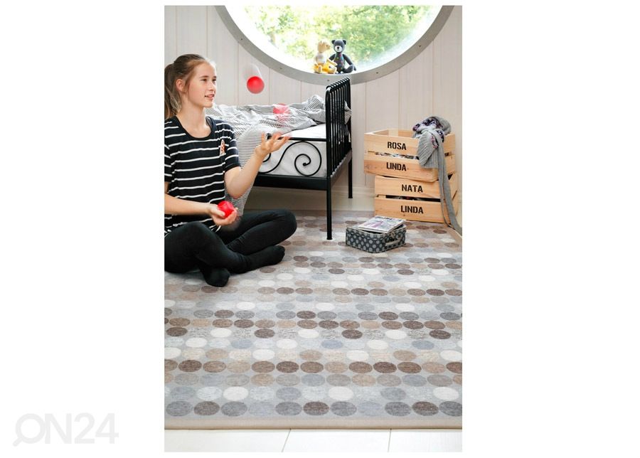 Narma smartWeave® matto Pallika beige 70x140 cm kuvasuurennos