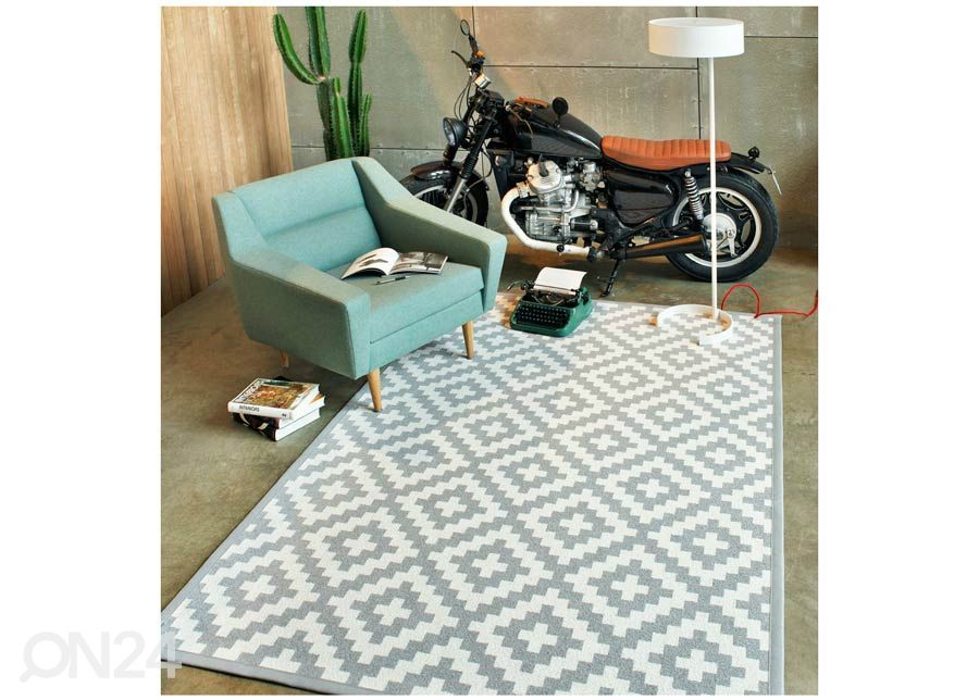 Narma smartWeave® matto Viki silver 70x140 cm kuvasuurennos