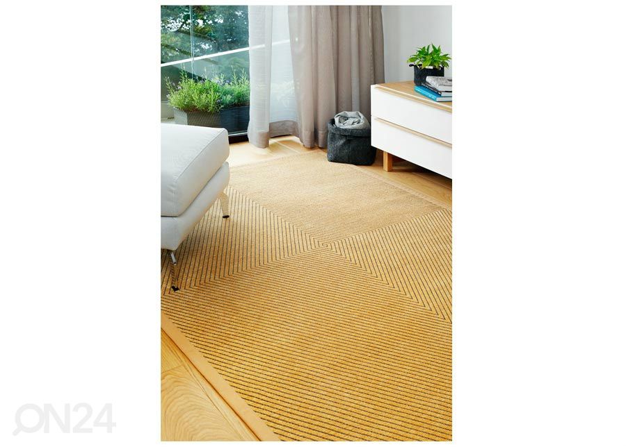 Narma smartWeave® matto Vivva gold 70x140 cm kuvasuurennos