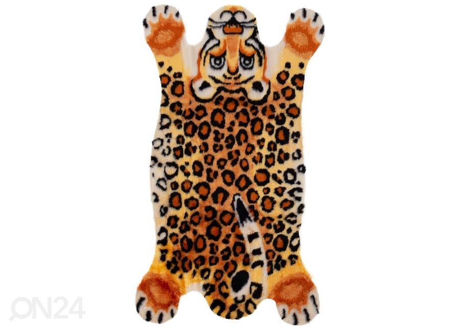 Narma Vegan Fur plyysimatto KIDS BUDDY 70x110 Leopardi kuvasuurennos