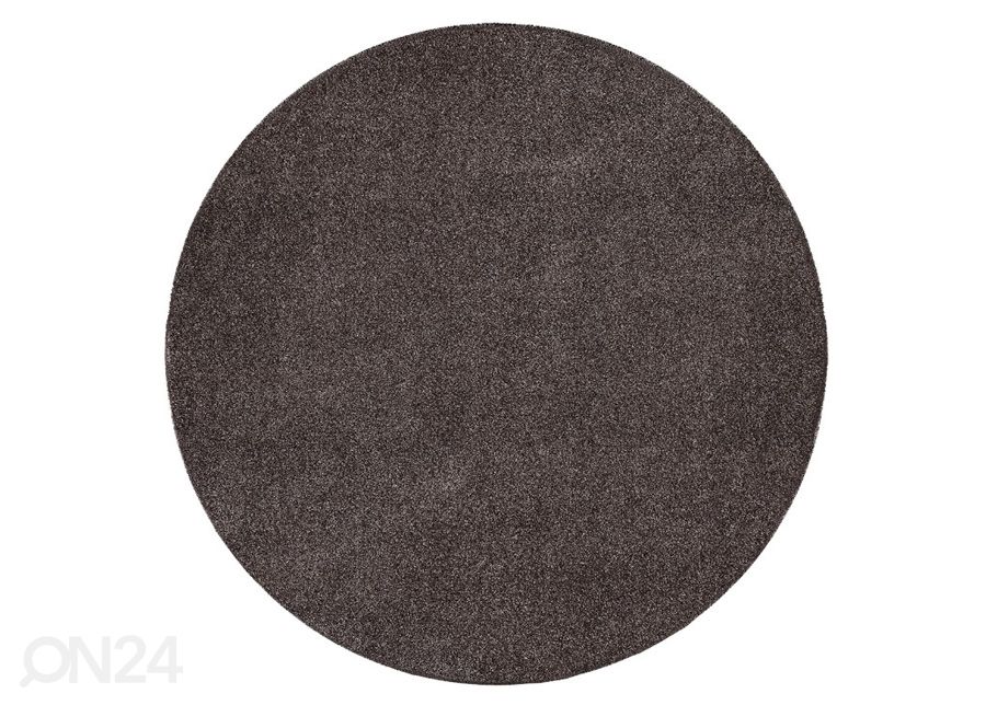 Narma velour matto Noble™ brown pyöreä Ø 133 cm kuvasuurennos