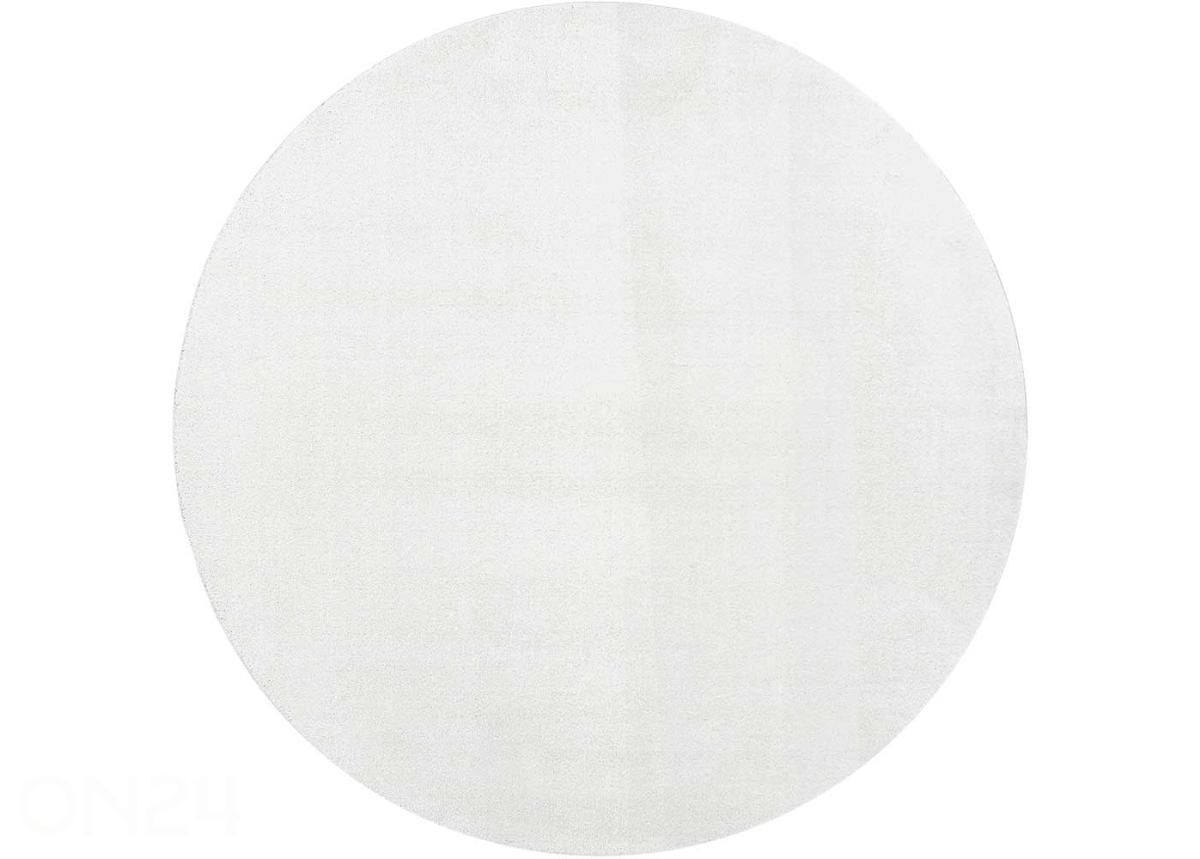 Narma veluurimatto Eden™ white pyöreä Ø 200 cm kuvasuurennos
