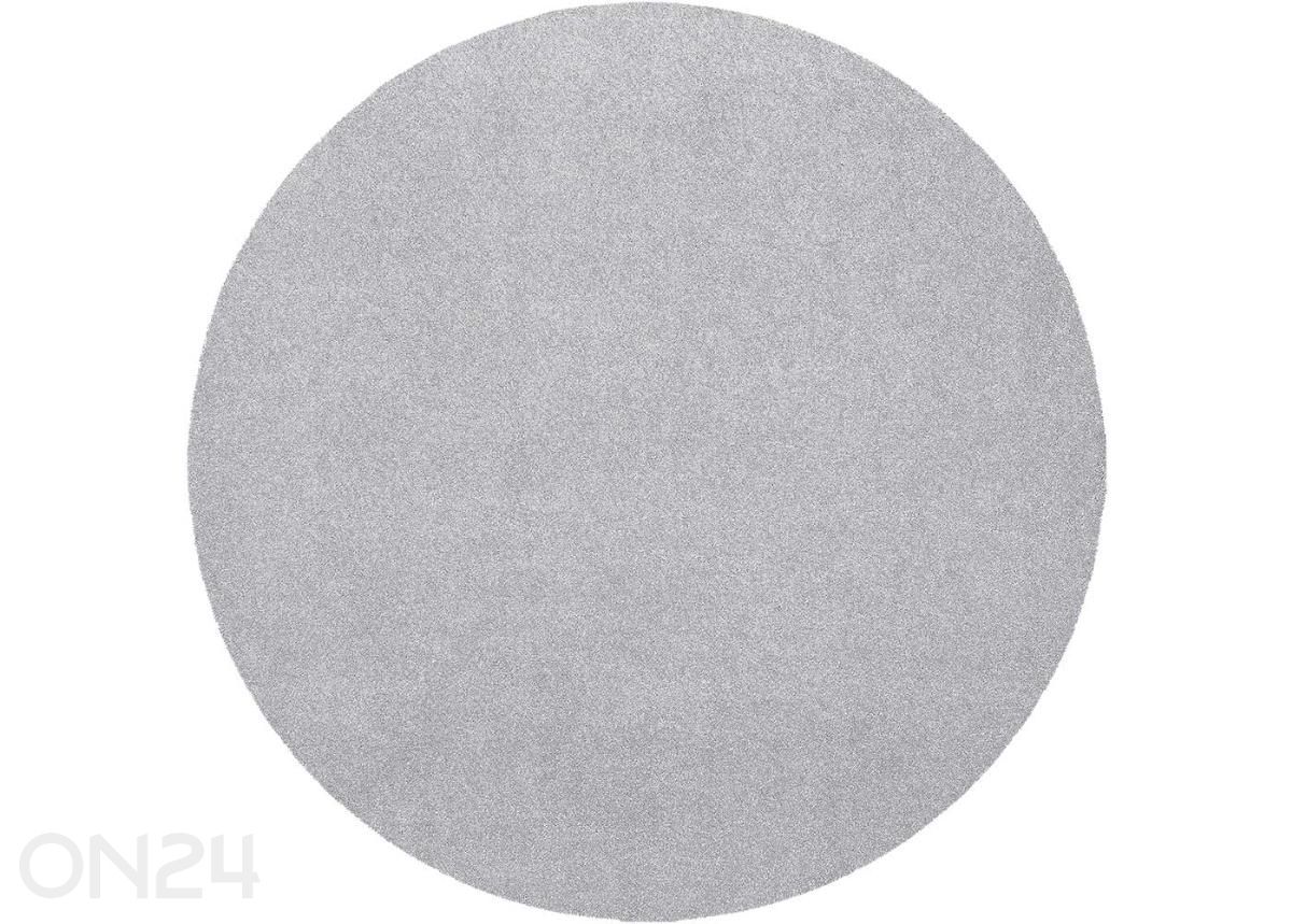Narma veluurimatto Wow™ pyöreä harmaa Ø 200 cm kuvasuurennos