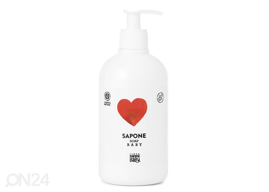 Nestesaippua Sydän 500 ml kuvasuurennos