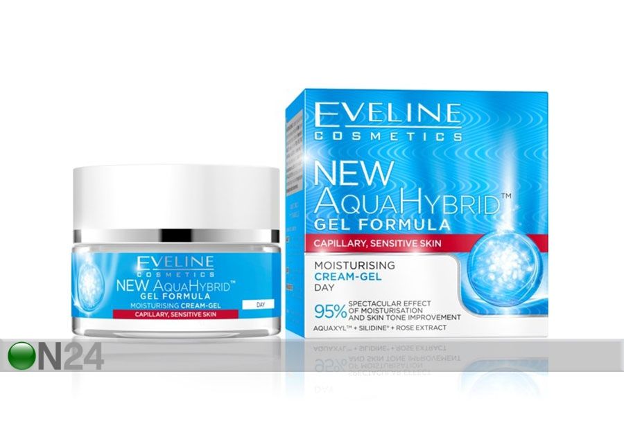 New Aqua Hybrid kosteuttava päivävoide-geeli Eveline Cosmetics 50ml kuvasuurennos