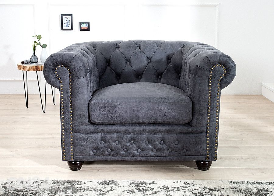 Nojatuoli Chesterfield kuvasuurennos