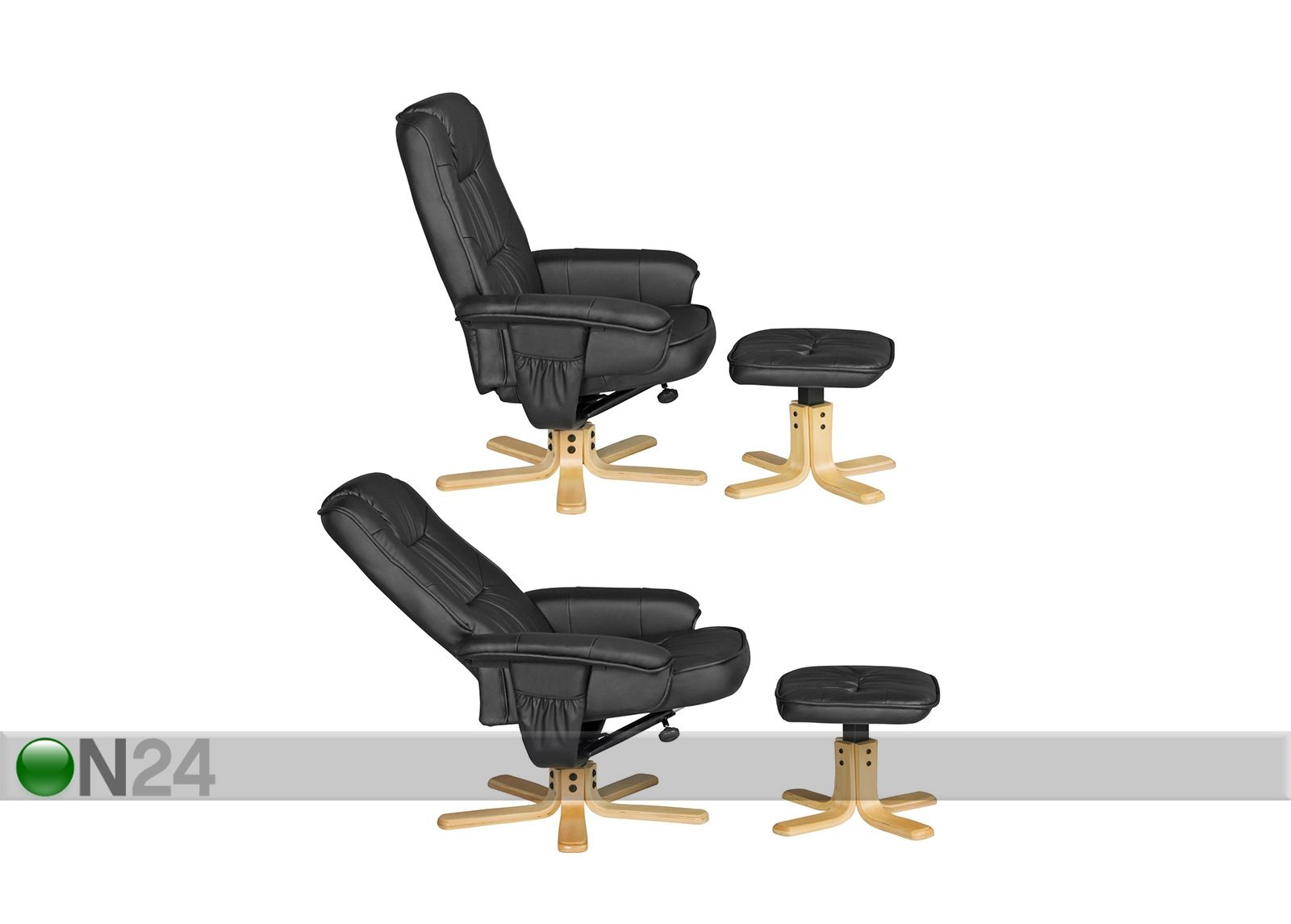 Nojatuoli ja rahi Comfort kuvasuurennos