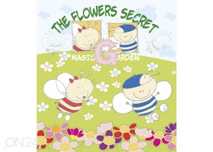 Non-woven kuvatapetti Baby bees 225x250 cm kuvasuurennos