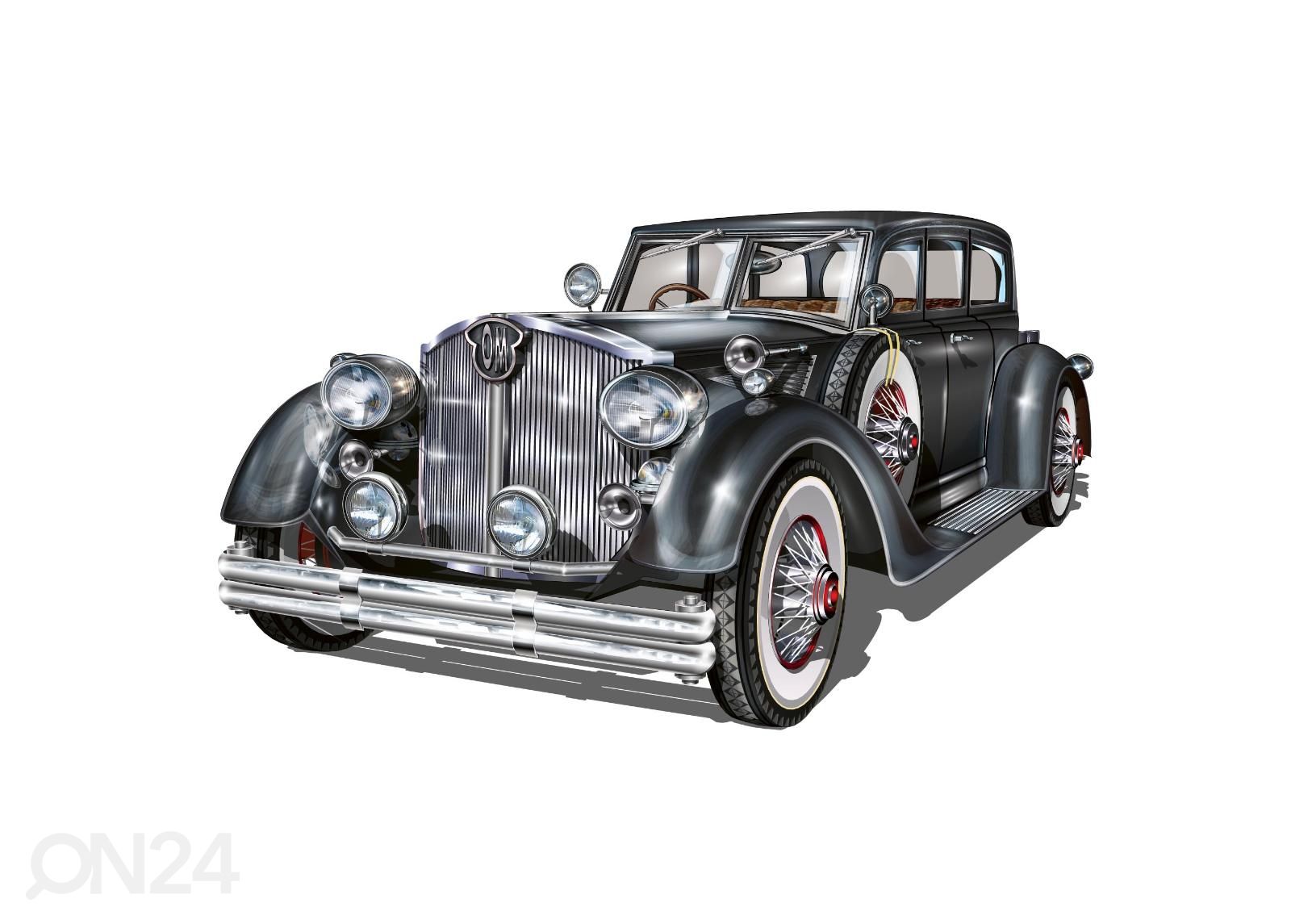 Non-woven kuvatapetti Black Vintage Car Ii kuvasuurennos