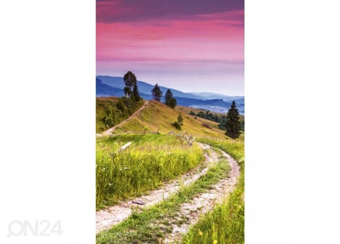 Non-woven kuvatapetti Blooming hills 150x250 cm kuvasuurennos